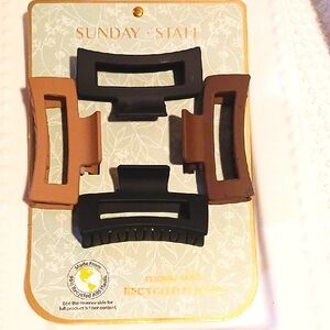 Sunday State Hair Claw Clips Set Of 4  Chic!